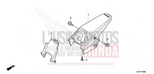 GARDE-BOUE ARRIERE CRF70FC de 2012